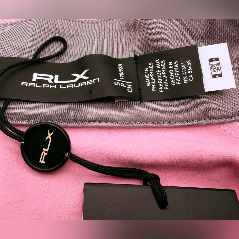 RLX Ralph Lauren All Gender Golf Luxury Jersey Pink Jacket S
